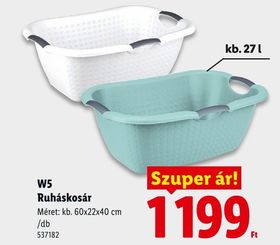 W5 Ruháskosár – Lidl