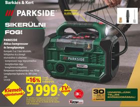 PARKSIDE Akkus kompresszor és levegőpumpa – Lidl