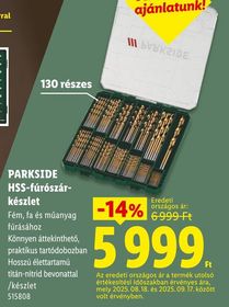 PARKSIDE HSS-fúrószár-készlet – Lidl