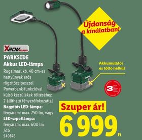 PARKSIDE Akkus LED-lámpa – Lidl