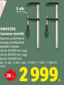 PARKSIDE Csavaros szorító – Lidl