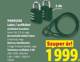 PARKSIDE Lakat / acélkábel – Lidl