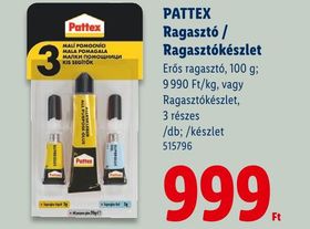 PATTEX Ragasztó / Ragasztókészlet – Lidl