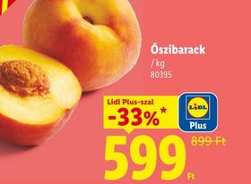 Őszibarack – Lidl