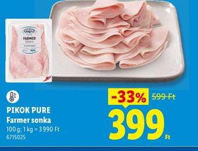 PIKOK PURE Farmer sonka – Lidl