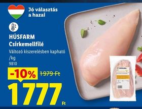 HÚSFARM Csirkemellfilé – Lidl