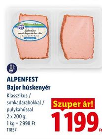 ALPENFEST Bajor húskenyér – Lidl