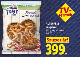 ALPENFEST Sós perec – Lidl