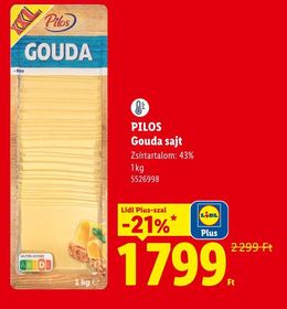 PILOS Gouda sajt – Lidl