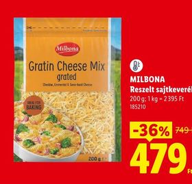 MILBONA Reszelt sajtkeverék – Lidl