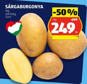 SÁRGABURGONYA – Aldi