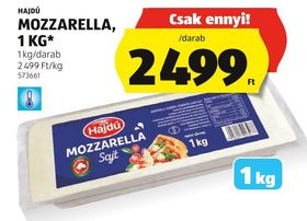 HAJDÚ MOZZARELLA, 1 KG* – Aldi
