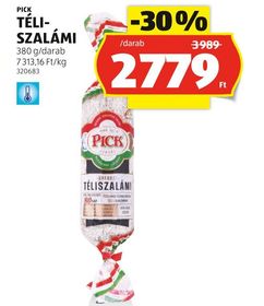 PICK TÉLISZALÁMI – Aldi