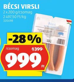 BÉCSI VIRSLI – Aldi