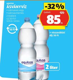 AQUITAS ÁSVÁNYVÍZ – Aldi