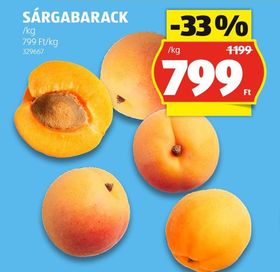SÁRGABARACK – Aldi