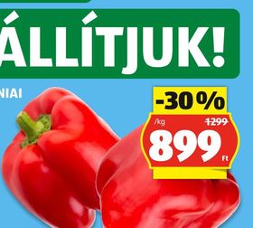 KALIFORNIAI PAPRIKA – Aldi
