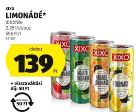 XIXO LIMONÁDÉ* – Aldi