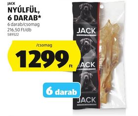 JACK NYÚLFÜL, 6 DARAB* – Aldi