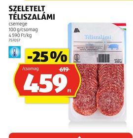 SZELETELT TÉLISZALÁMI – Aldi