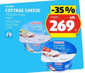 MILSANI COTTAGE CHEESE – Aldi