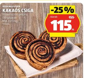 AZON MELEGÉBEN KAKAÓS CSIGA – Aldi