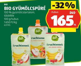 BIO GYÜMÖLCSPÜRÉ – Aldi