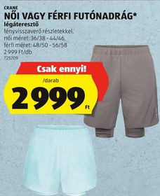 CRANE NŐI VAGY FÉRFI FUTÓNADRÁG* – Aldi