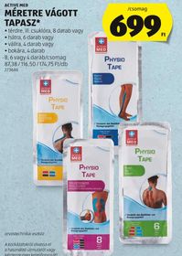 ACTIVE MED MÉRETRE VÁGOTT TAPASZ – Aldi