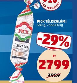 Pick PICK TÉLISZALÁMI – Penny