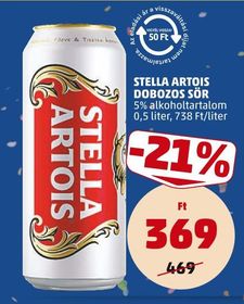 Stella Artois STELLA ARTOIS DOBOZOS SÖR – Penny