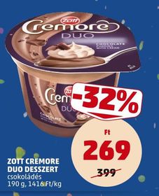 Zott ZOTT CREMORE DUO DESSZERT – Penny