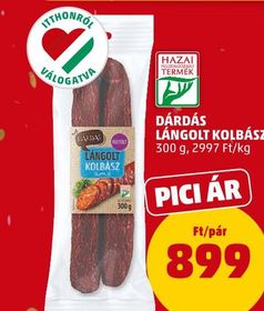 DÁRDÁS LÁNGOLT KOLBÁSZ – Penny