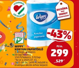 WIPPY KONYHAI PAPÍRTÖRLŐ – Penny