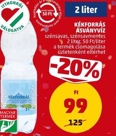 KÉKFORRÁS ÁSVÁNYVÍZ – Penny