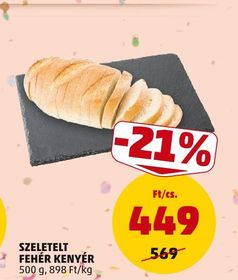 SZELETELT FEHÉR KENYÉR – Penny