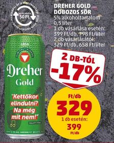 DREHER GOLD DOBOZOS SÖR – Penny