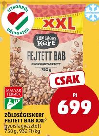 Zöldségeskert ZÖLDSÉGESKERT FEJTETT BAB XXL* – Penny