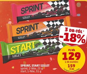 SPRINT, START SZELET – Penny