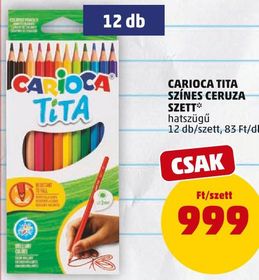CARIOCA TITA SZÍNES CERUZA SZETT – Penny