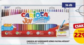 CARIOCA JOY KIMOSHATÓ SZÍNES FILCTOLL KÉSZLET* – Penny