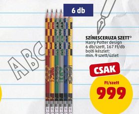 SZÍNESCERUZA SZETT – Penny