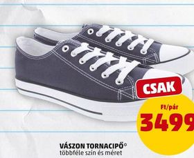 VÁSZON TORNACIPŐ – Penny
