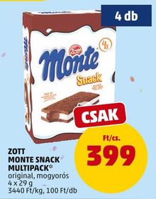Zott ZOTT MONTE SNACK MULTIPACK – Penny