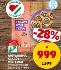 FAGYLAKOMA KAKAÓS MINI CSIGA – Penny