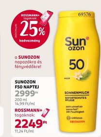 SUNOZON F50 NAPTEJ – Rossmann