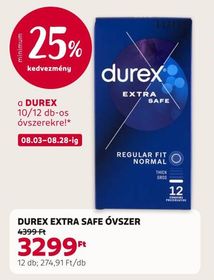 DUREX EXTRA SAFE ÓVSZER – Rossmann