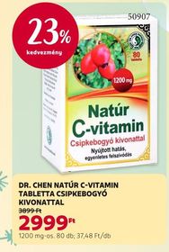DR. CHEN NATÚR C-VITAMIN TABLETTA CSIPKEBOGYÓ KIVONATTAL – Rossmann