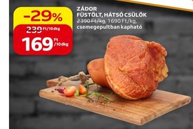 ZÁDOR FÜSTÖLT, HÁTSÓ CSÜLÖK – Auchan