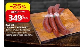 ZÁDOR LÁNGOLT KOLBÁSZ – Auchan